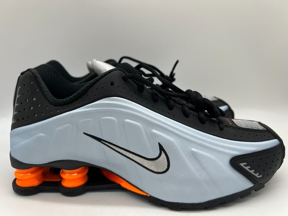 Nike Shox R4 Blue Tint Total Orange Women’s Size 9 AR3565-401 New